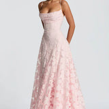 Frances Maxi Šaty Pro Svatby A Formální Elegantní Události