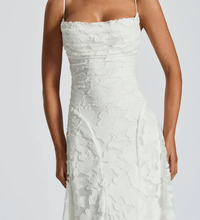 Frances Maxi Šaty Pro Svatby A Formální Elegantní Události