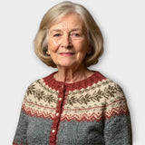 Vladimíra | Pletený Svetr S Knoflíky A Diskrétním Vzorem Pro Každý Styl