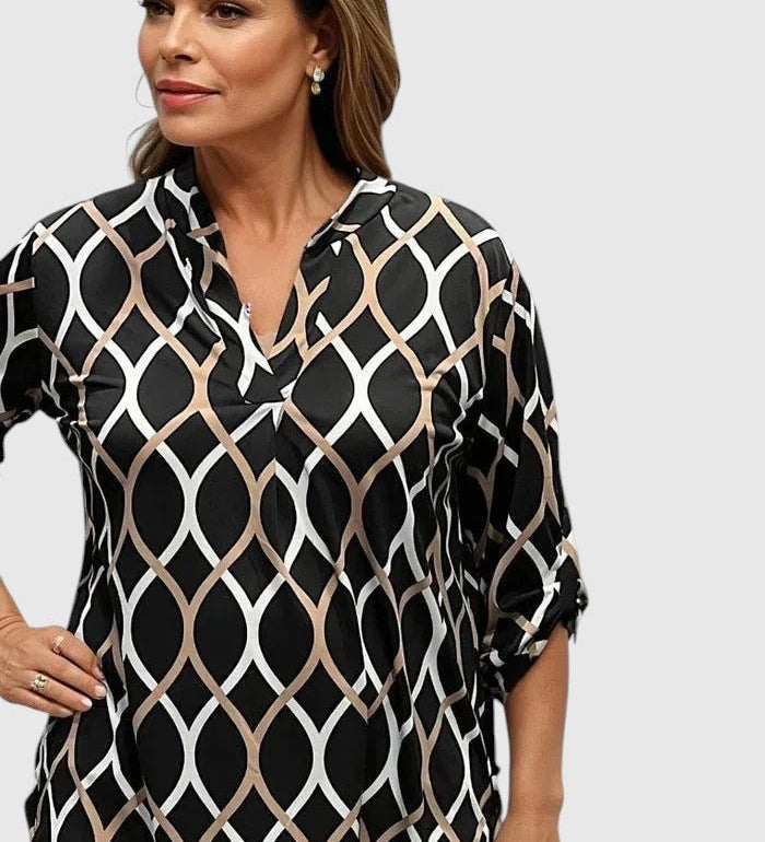 Noor – Halenka s grafickým potiskem