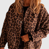 Charlene - Podzimní kabát z kožešiny pro ženy