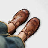 Isla - Elegantní kožené Mary Janes