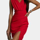 Elegantní Večerní Šaty SV Dekoltem Pro Dlouhý Krk Pro Ženu