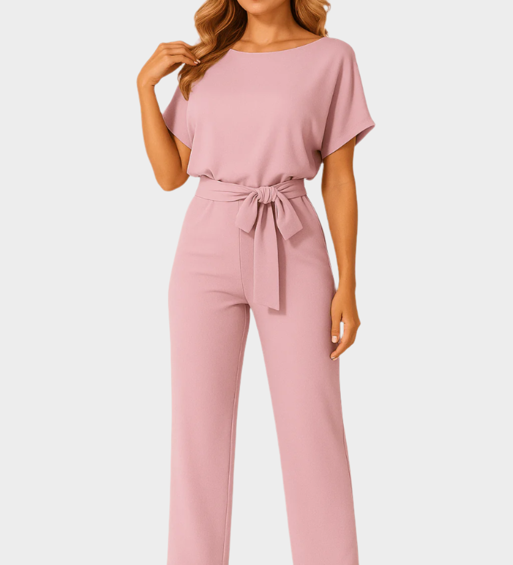 Elegantní Celotělový Overál se Závazovacím Páskem Unisex