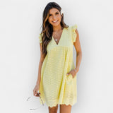 Letní Šaty Se Skrytou Šortkou A Kapsami Pohodlí Po Celý Den